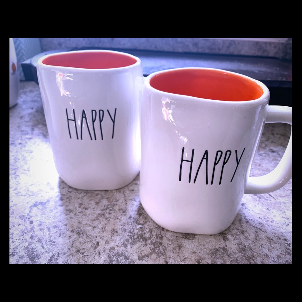 rae dunn new happy halloween orange mug, ONE